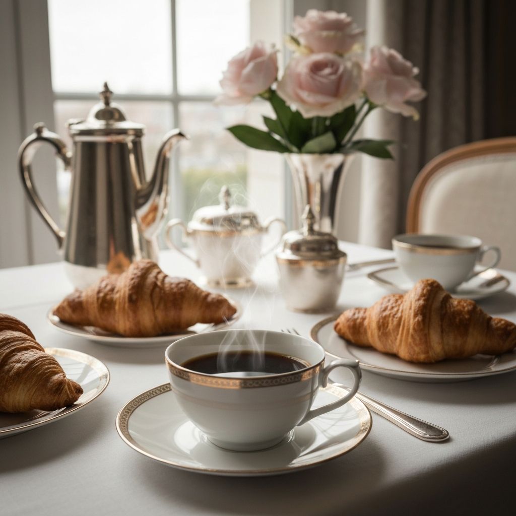 Elegant morning ritual